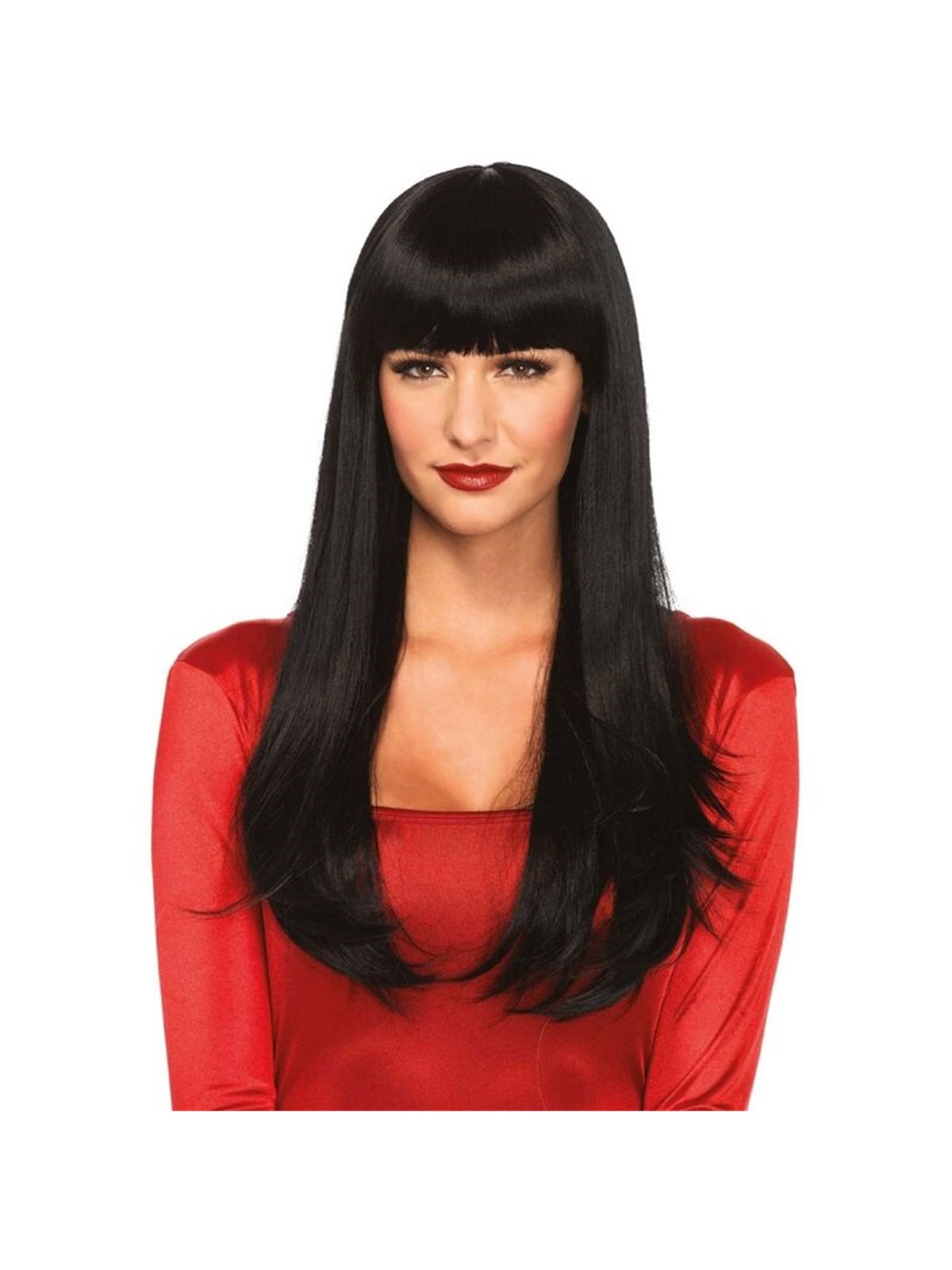 Leg Avenue Bangin - Parrucca Lunga Liscia Nera