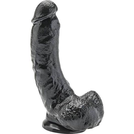 Get Real - Dildo 20,5 CM with Balls Black