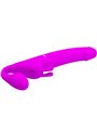 Pretty Love - Zanini Strapless Strap-On 10 Vibrations Purple
