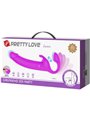 Pretty Love Zanini - Strapless Strap-On 10 Vibrazioni Viola