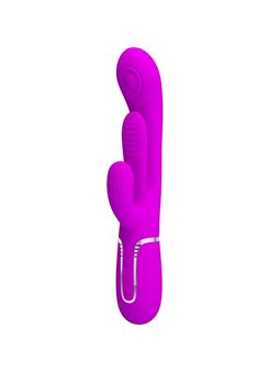 Pretty Love Shania - Vibratore Rabbit Triplo Multifunzione Rosa