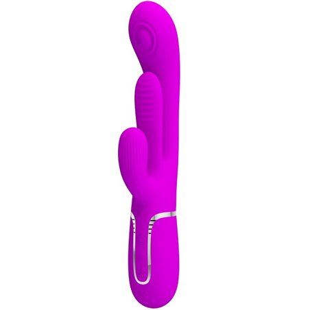 Pretty Love Shania - Vibratore Rabbit Triplo Multifunzione Rosa