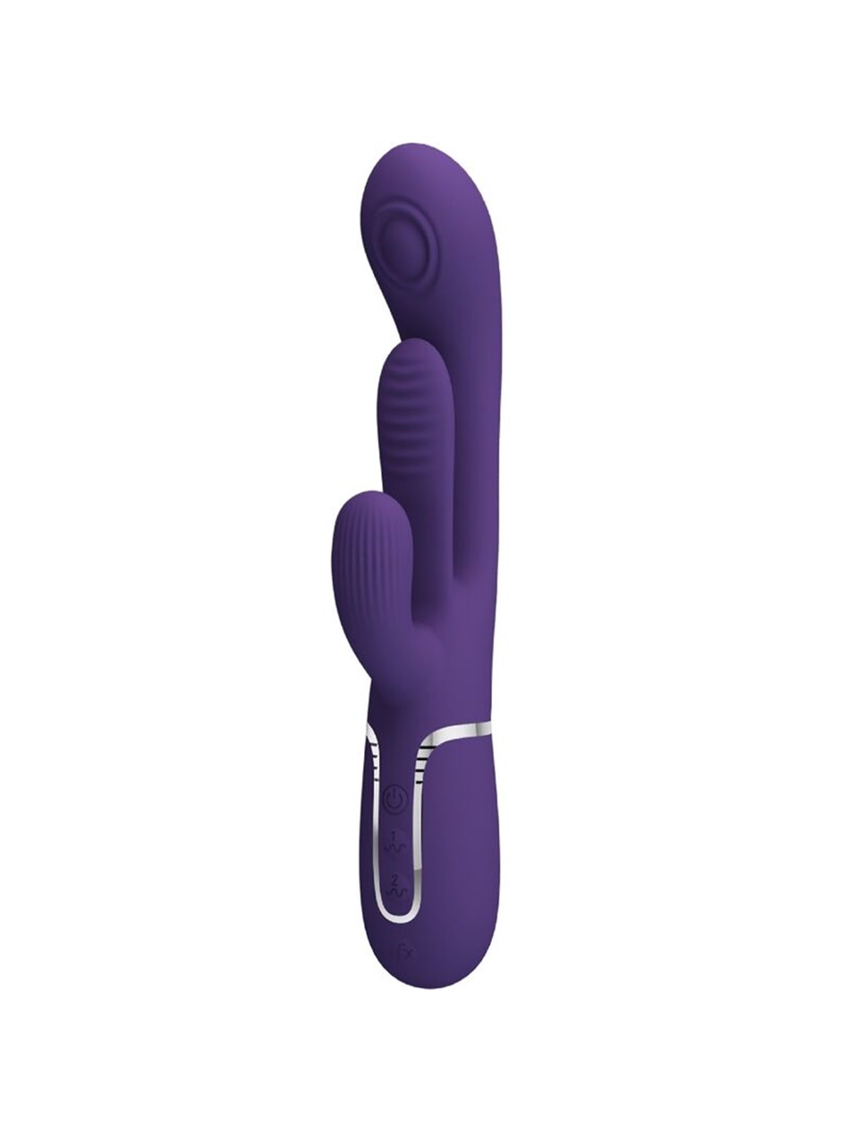 Pretty Love Shania - Vibratore Rabbit Triplo Multifunzione Viola