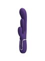 Pretty Love Shania - Vibratore Rabbit Triplo Multifunzione Viola
