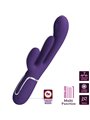 Pretty Love Shania - Vibratore Rabbit Triplo Multifunzione Viola
