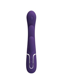 Pretty Love Shania - Vibratore Rabbit Triplo Multifunzione Viola