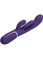 Pretty Love Shania - Vibratore Rabbit Triplo Multifunzione Viola