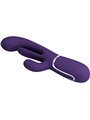 Pretty Love Shania - Vibratore Rabbit Triplo Multifunzione Viola