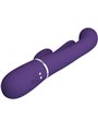 Pretty Love Shania - Vibratore Rabbit Triplo Multifunzione Viola