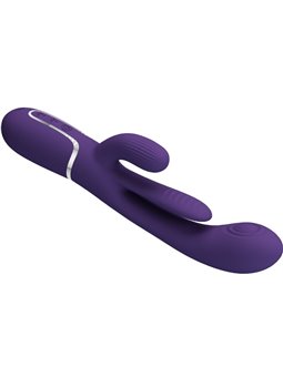 Pretty Love Shania - Vibratore Rabbit Triplo Multifunzione Viola