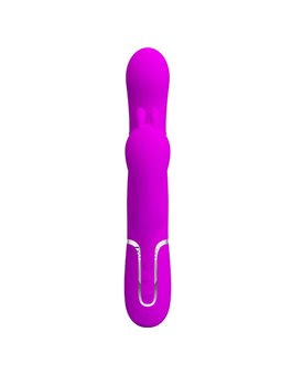 Pretty Love Cammy - Vibratore Rabbit Triplo Multifunzione 4 in 1 Rosa