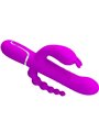 Pretty Love Cammy - Vibratore Rabbit Triplo Multifunzione 4 in 1 Rosa