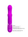 Pretty Love Cammy - Vibratore Rabbit Triplo Multifunzione 4 in 1 Rosa