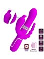 Pretty Love Cammy - Vibratore Rabbit Triplo Multifunzione 4 in 1 Rosa