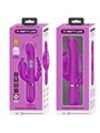 Pretty Love Cammy - Vibratore Rabbit Triplo Multifunzione 4 in 1 Rosa