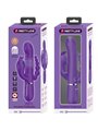Pretty Love Cammy - Vibratore Rabbit Triplo Multifunzione 4 in 1 Viola
