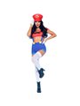 Leg Avenue - Costume Sexy Mario Bros Rosso/Blu M