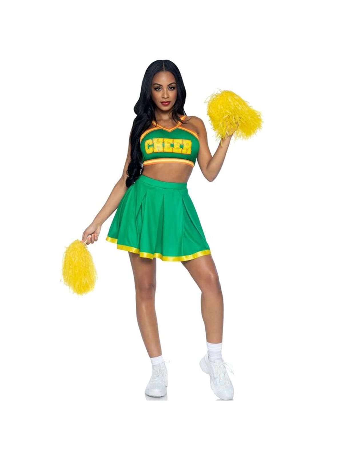 Leg Avenue - Costume Cheerleader Green S/M