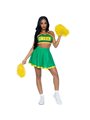 Leg Avenue - Costume da Cheerleader Verde S/M