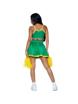 Leg Avenue - Costume da Cheerleader Verde S/M