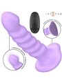 Intense - Brenda Vibrator Size M Spiral Design 10 Vibrations Purple Remote Control