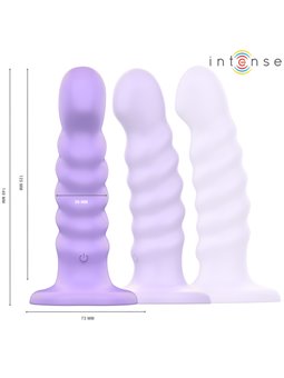 Intense Brenda - Vibratore Punto G a Spirale con Telecomando Viola 14 Cm