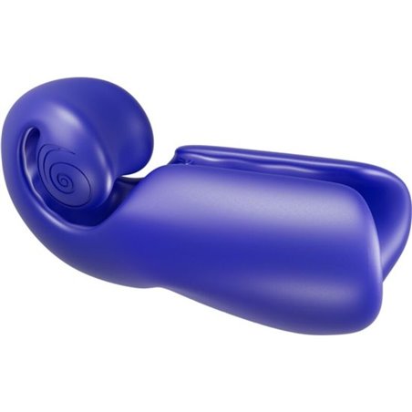 Snail Vibe Evo - Masturbatore Maschile Slide N'Roll Blu Scuro