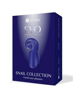 Snail Vibe - Evo For Him Male Masturbator Slide N'Roll Dark Blue