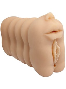 Baile Temptation Passion Lady - Masturbatore Uomo Vagina Bocca e Ano Realistici