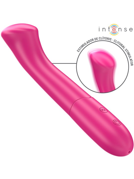 Intense Paty - Vibratore 19 Cm Flessibile 10 Vibrazioni Modello 2 Rosa