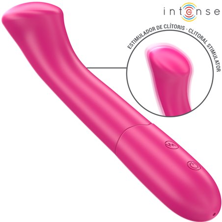 Intense Paty - Vibratore 19 Cm Flessibile 10 Vibrazioni Modello 2 Rosa
