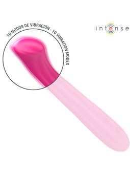 Intense Paty - Vibratore 19 Cm Flessibile 10 Vibrazioni Modello 2 Rosa