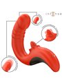 Intense Paulina - Vibratore e Stimolatore a Forma di U Rosso