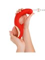 Intense Paulina - Vibratore e Stimolatore a Forma di U Rosso