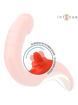 Intense Paulina - Vibratore e Stimolatore a Forma di U Rosso