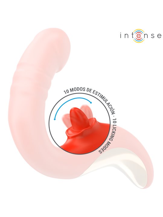 Intense Paulina - Vibratore e Stimolatore a Forma di U Rosso