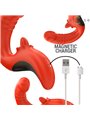 Intense Paulina - Vibratore e Stimolatore a Forma di U Rosso