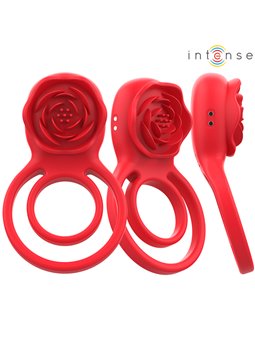 Intense Gail - Rosa Stimolante 10 Vibrazioni Rosso con Telecomando