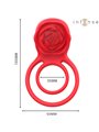 Intense Gail - Rosa Stimolante 10 Vibrazioni Rosso con Telecomando