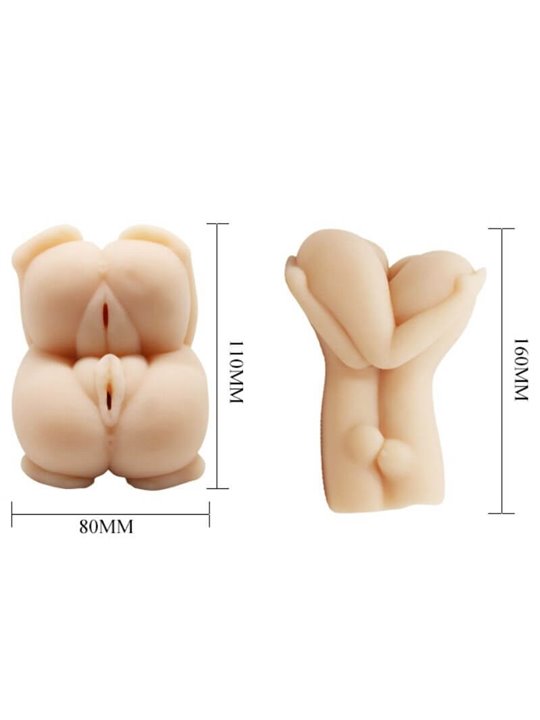 Baile Passion Lady - Masturbatore Uomo Doppia Vagina Realistica in Silicone