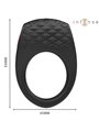 Intense - Clover Vibrator Penis Ring 10 Vibrations Black