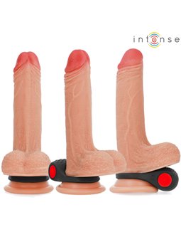 Intense - Clover Vibrator Penis Ring 10 Vibrations Black