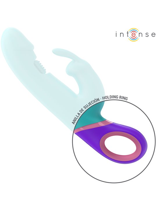 Intense - Monica Rabbit Vibrator With Rotating G-Spot Stimulator Blue