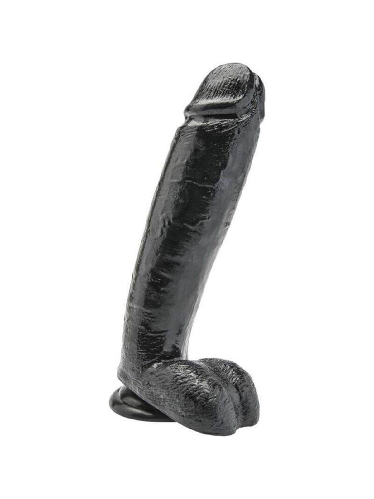 Get Real - Dildo 25,5 CM With Balls Black