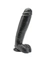 Get Real - Dildo 25,5 CM With Balls Black