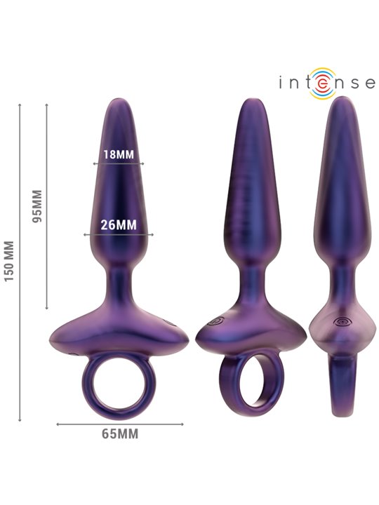 Intense Marlon - Plug Anale Vibrante in Silicone con Telecomando