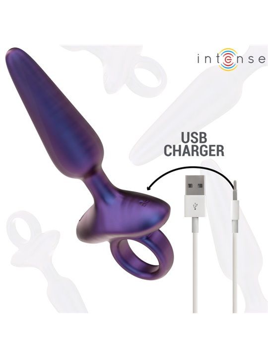 Intense Marlon - Plug Anale Vibrante in Silicone con Telecomando