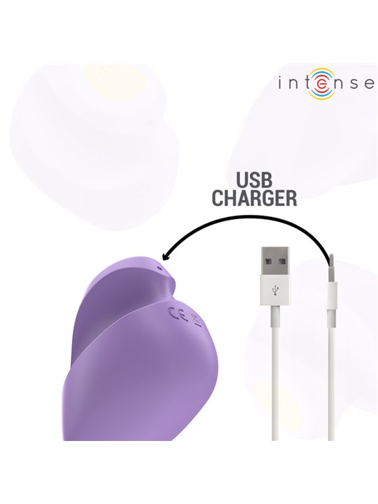 Intense Ursula - Stimolatore Clitorideo 10 Vibrazioni Viola