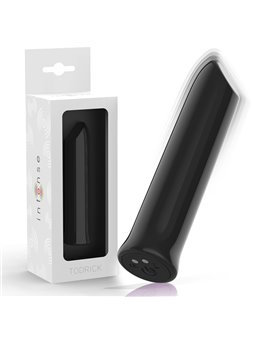 Intense Todrick - Proiettile Stimolante per il Clitoride in Silicone Nero