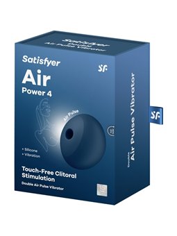 Satisfyer Air Power 4 - Stimolatore Clitorideo 12 Vibrazioni Blu